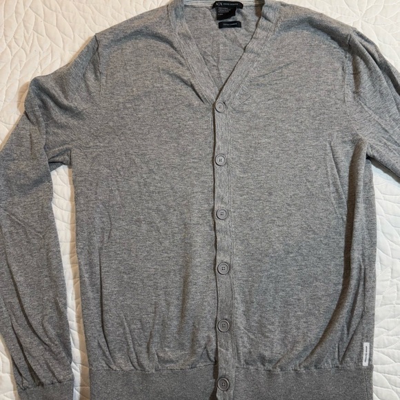 Armani Exchange cotton cashmere cardigan size L - Picture 6 of 11